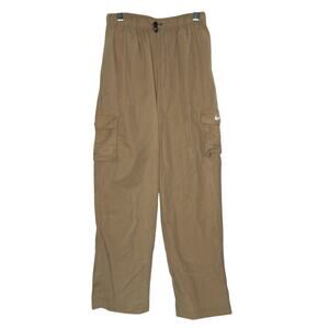 Nike Sportswear Essentials High Rise Wove Cargo Pants Khaki Tan Streetwear S